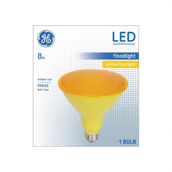 Current GE PAR 38 E26 (Medium) LED Floodlight Bulb Yellow 90 Watt Equivalence 1 pk 93100583 - main